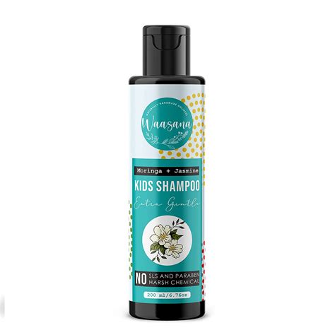 Buy WAASANA Moringa & Jasmine Kid Shampoo | 200ml (Age: 5+) Online at ...