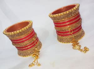 Vivah Bridal Chura Plastic Gold-plated Chudas Price in India - Buy ...