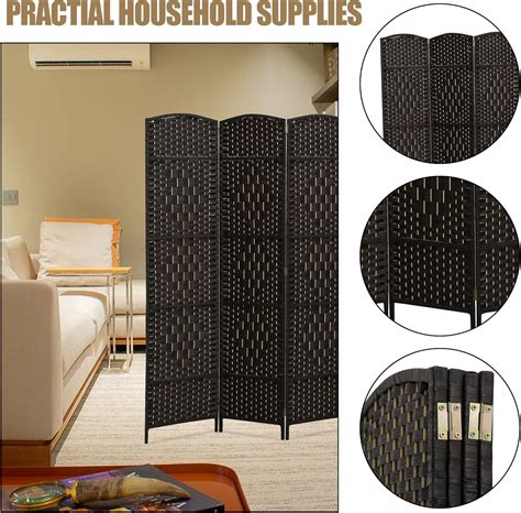 Buy Acendside Room Divider 4 Panel, 5.6 Ft Tall Partition Room Dividesr ...