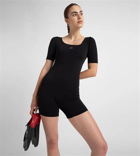 Buy Speedo Women's Endurance Plus Sleeved Myrtle Racerback Legsuit ...