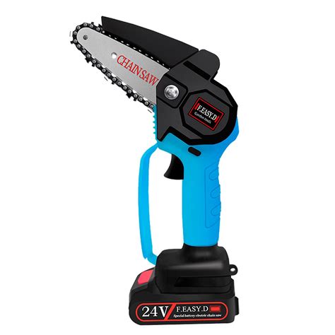 Buy Mini Chainsaw, 4-Inch Portable Rechargeable Cordless Power Chain ...