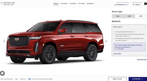 2024 Cadillac Escalade Trim Levels W/ Configurations – XUER