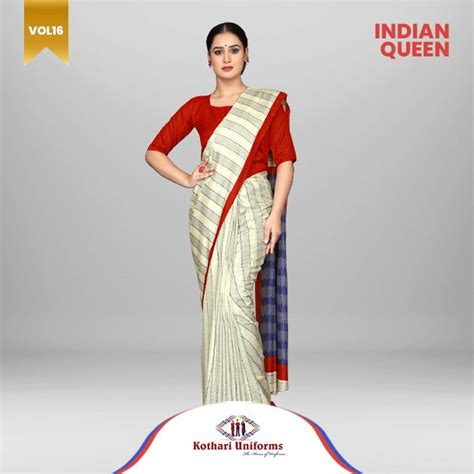 IQ13D - Uniform Sarees | Kothari Uniforms | Indian Queen