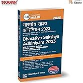 Buy Taxmann's Bharatiya Sakshya Adhiniyam (BSA) 2023 | Hindi ...