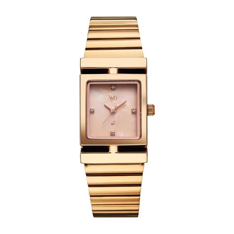 Fastrack Vyb 6.0 Showstopper Quartz Rose Gold Shaped Dial Women's Watch ...