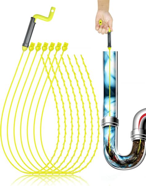 DrSnake Drain Clog Remover, 35inch Drain Cleaner Hair Clog Remover with ...
