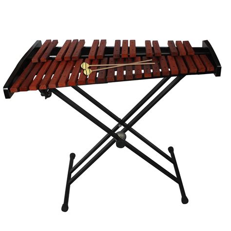 Music Education Instrument 25 Note Wooden Xylophone With Stand ...