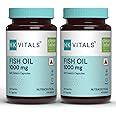 HealthKart hk vitals Fish Oil (120 Capsules) | For Men And Women ...