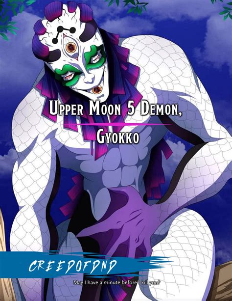 Gyokko Upper Moon Five 5e Stats : r/DnDHomebrew