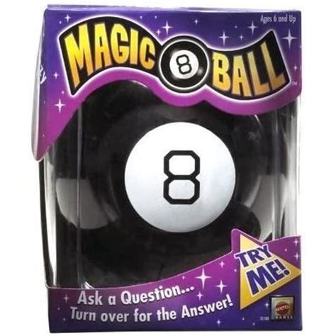Mattel Magic 8 Ball Fortune Teller Lucky Questions Answers Toy Game ...