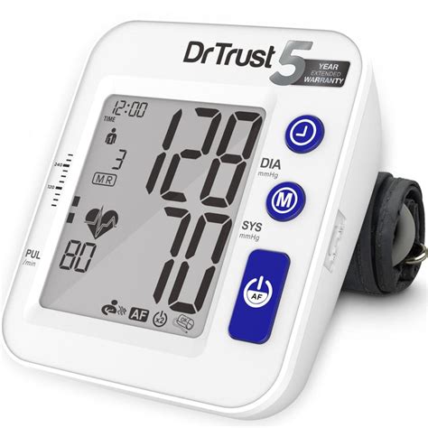 Dr Trust USA Accutrack AFib Blood Pressure Monitor 130 for Atrial Fibr