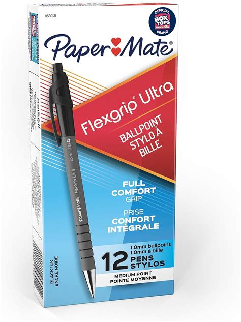 Paper Mate Flexgrip Ultra Stick – Bolígrafo de punta media 12 unidades ...