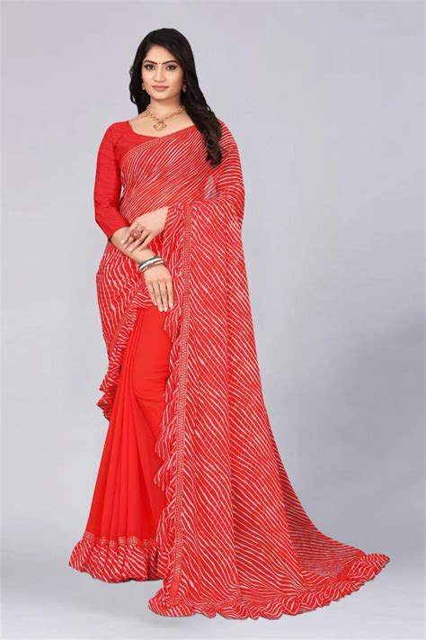 Zili Hit Colour 11 Fancy Style Georgette Saree Collection