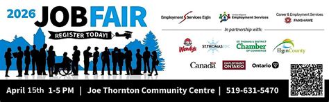Job Fair 2026 - St. Thomas, Elgin County & Area - Job Seekers, Joe ...