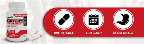 NutriJa Caffeine 200mg 100 Capsules | Pure & Potent | Boosts ...