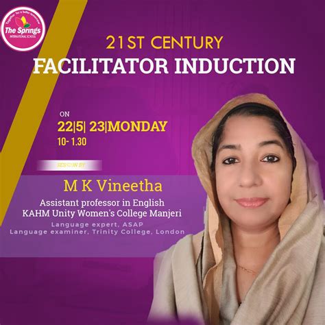 Led a teacher training session for the teachers - Korambayil Ahamed ...