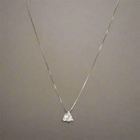Trillion Shape CZ Necklace – ISHI New York