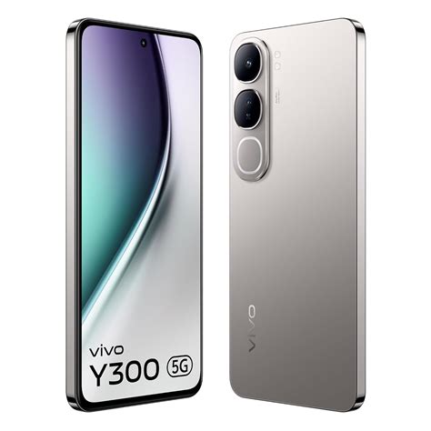 vivo Y300 5G (Titanium Silver, 8GB RAM, 128GB Storage) with No Cost EMI ...
