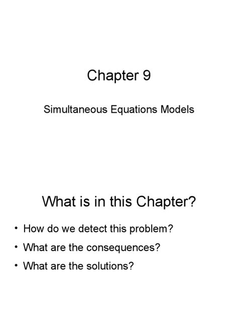 Image result for Simultaneous Equation Regression Model