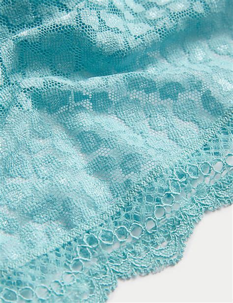 3pk Lace & Mesh Bikini Knickers