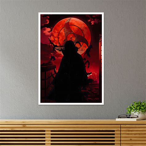 Shadow of Itachi The Eternal Mangekyou Anime Poster - Exclusive Anime ...