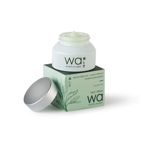 Wa - Japan | Green Tea Face Cream | Hydrates & Rejuvenates | Super-5 ...