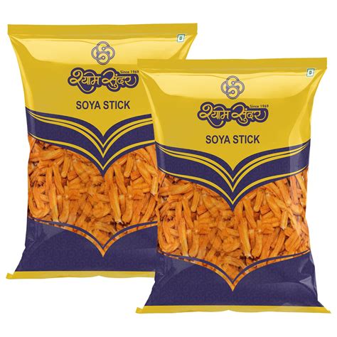 Shyam Sunder Soya Sticks - 400g Maharashtrian Snacks, Masala Munch ...