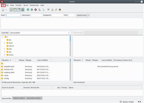 FileZilla Tutorial 的图像结果