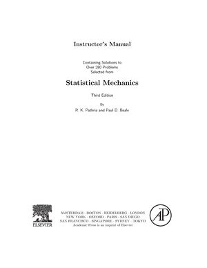 Statistical Mechanics 4 - Studocu