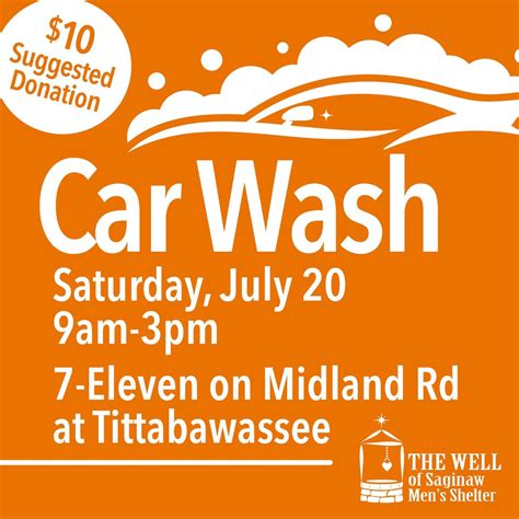 Car Wash to Benefit The Well of Saginaw, 7-Eleven (8976 TITTABAWASSEE ...
