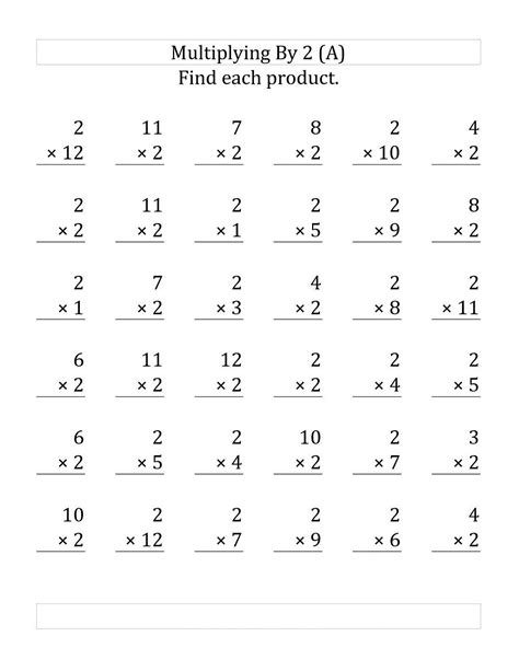 Multiply By 3 Worksheets