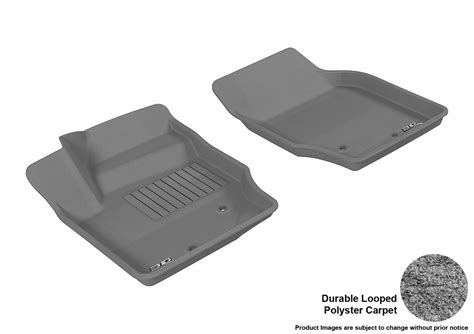 3D MAXpider L1VV00412201 Floor Mat Set; Gray; Durable Looped Poly ...