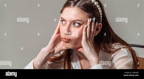 Image result for Woman Puff Out Cheeks Challenge