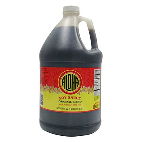 ALOHA SHOYU Soy Sauce - Original (4 X 1 GAL) - JDJ Trading