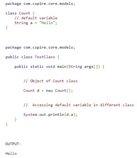 Image result for Java Access Modifiers Cheat Sheet