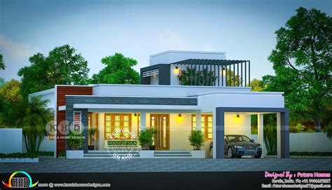 Modern Single Floor House Design India Design provided by harijith s r ...