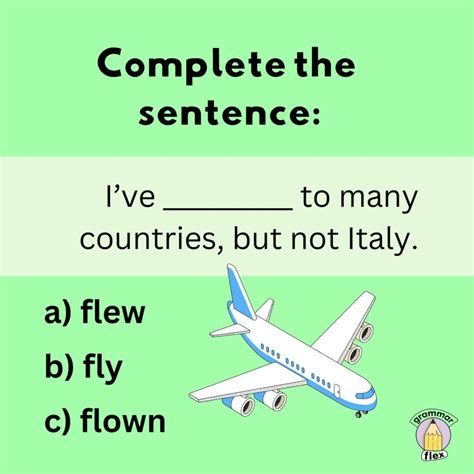 How to Use Flew or Flown? (Irregular Verb Forms) | GrammarFlex