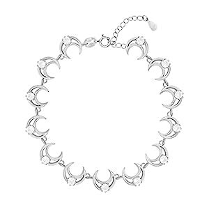 Buy GIVA 925 Silver Zircon Crescent Moonlit Bracelet, Adjustable|Gifts ...