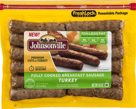 Johnsonville Turkey Cheddar Sausage at Tracy Dibenedetto blog