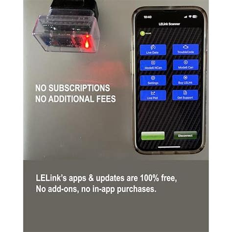 LELink Bluetooth Low Energy BLE OBD-II OBD2 Car Diagnostic Tool for iP ...