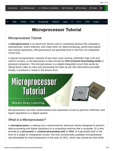 Microprocessor Tutorial 的图像结果