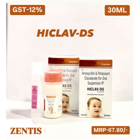 Hiclav-DS Oral Suspension ZENTIS DRUGS PRIVATE LIMITED