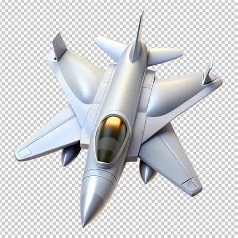 Kf 21 fighter overall from above transparent background | Premium AI ...