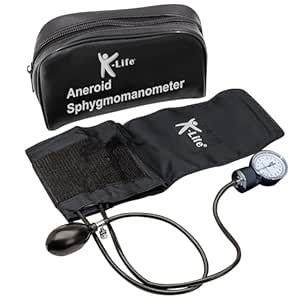 K-life Aneroid Manual Sphygmomanometer & Pressure Gauge Blood Pressure ...