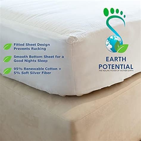 Earth Potential Earthing Grounding Fitted Queen Size Sheet – India | Ubuy