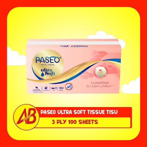 Jual PASEO ULTRA SOFT TISSUE TISU 3 PLY 100 SHEETS - Kab. Deli Serdang ...
