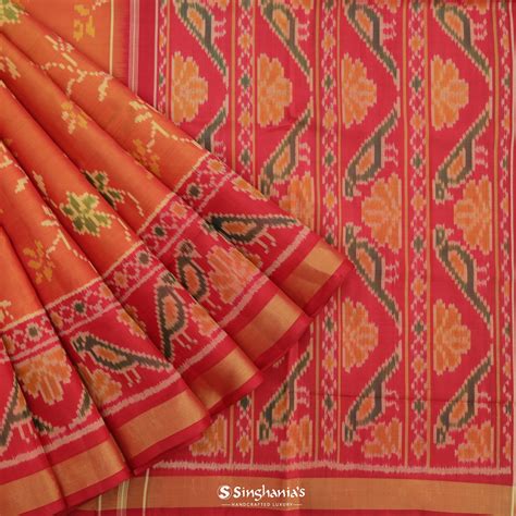 Pure Ikkat Silk Sarees Online | Ikat Designs | Singhania's