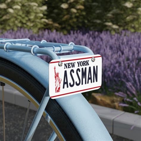 ASSMAN Mini License Plate | FictionalCorporations.com