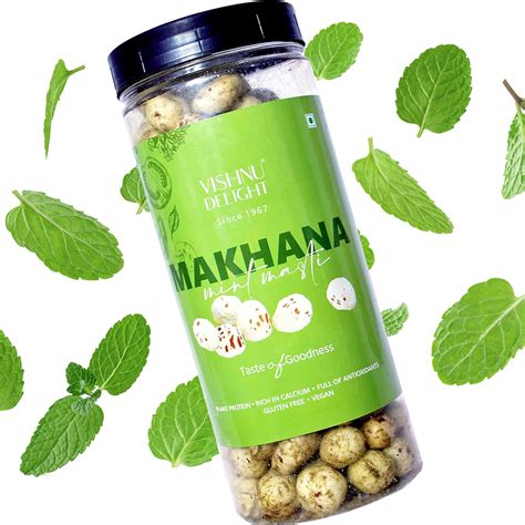 Buy Roasted Makhana Snack Indian Fox Nuts - Gluten Free & Vegan Popped ...