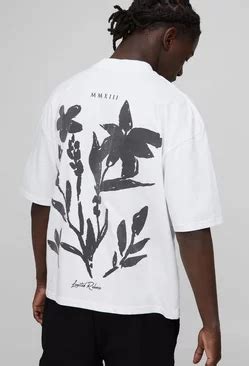 Men's White Graphic T-Shirts | boohooMAN USA